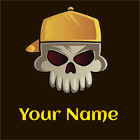 Calavera Militar con Gorra