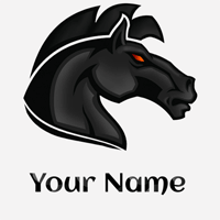 Strong Black Horse